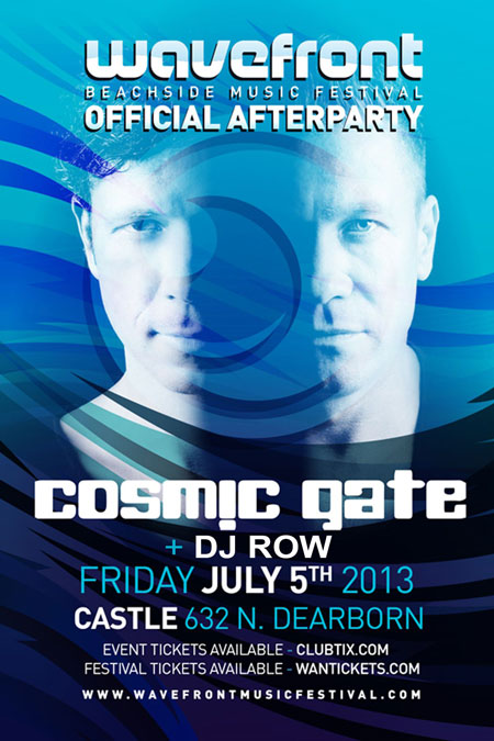 Cosmic Gate @ Palladium Nightclub 7.5.13 Wavefront Official Afterparty