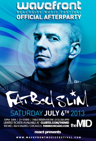 Fatboy Slim @ The MID Chicago 7.6.13 Wavefront Official After Party