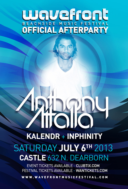 Anthony Attalla @ Palladium Nightclub inside Castle Chicago 7.6.13 Wavefront Official After-Party