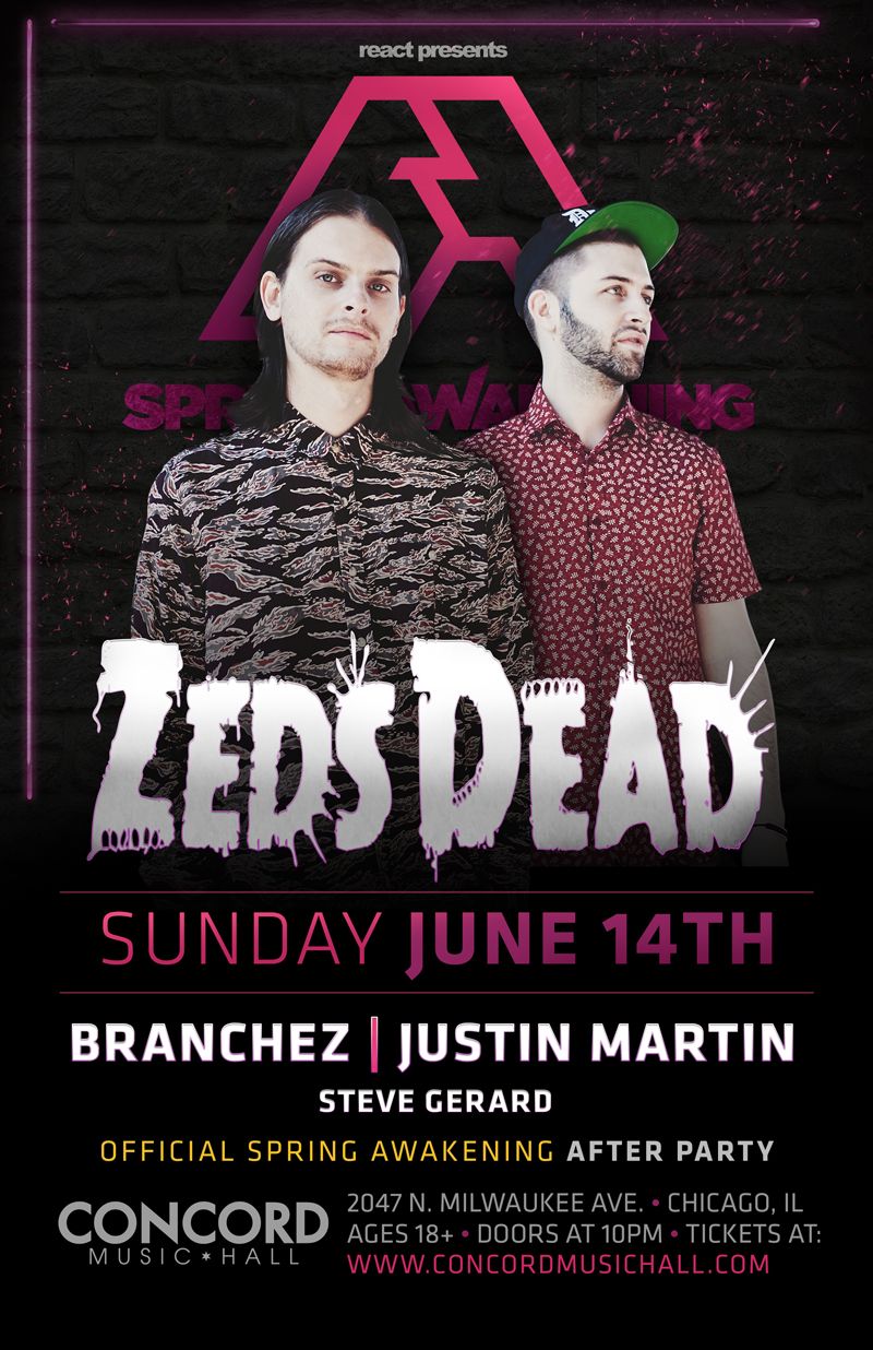 zeds dead sunday june 14 concord music hall